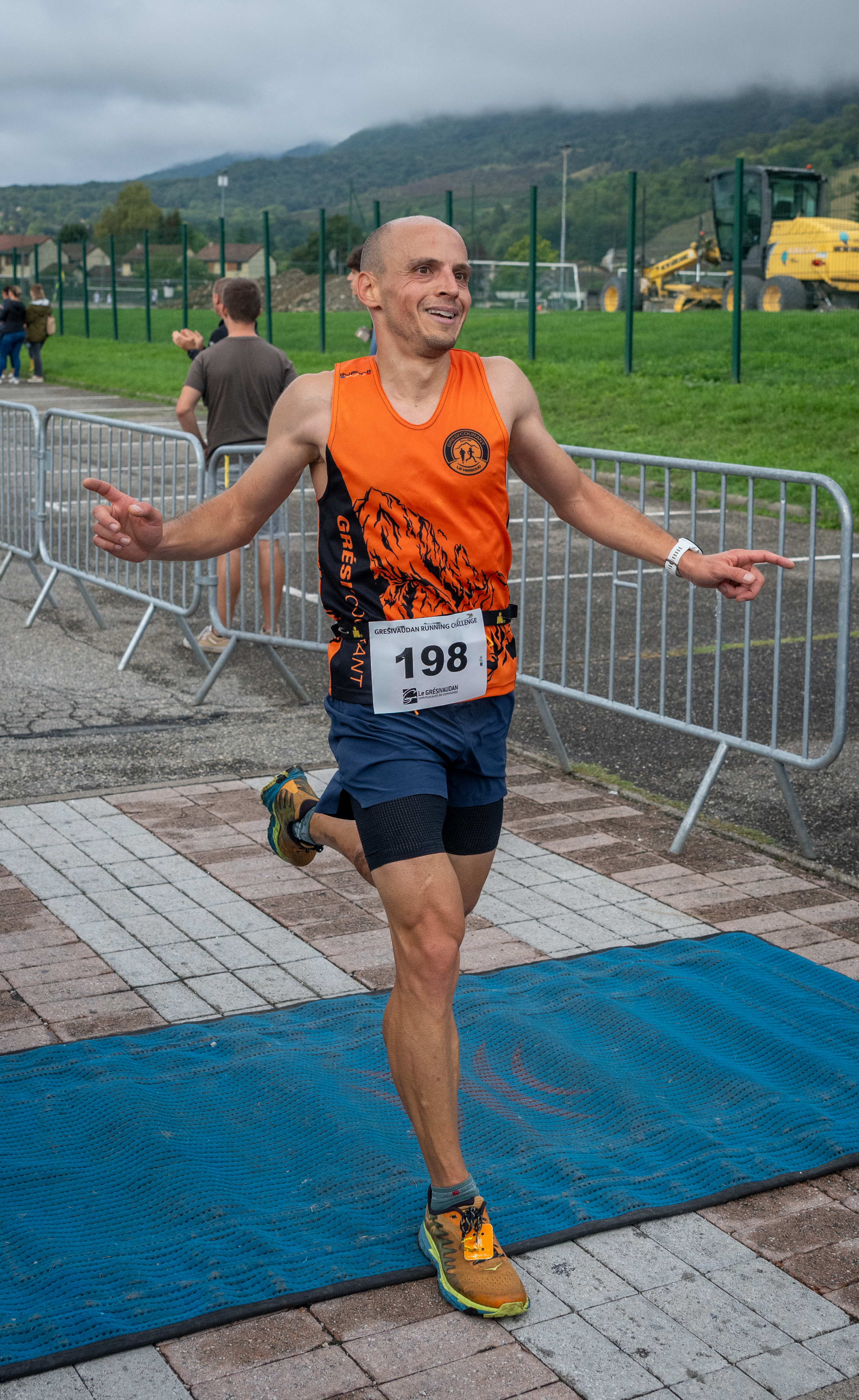 Course à pied — arrivée